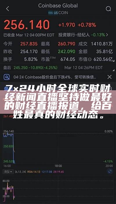 7×24小时全球实时财经新闻直播
        坚持做最好的财经直播报道，给百姓最真的财经动态。