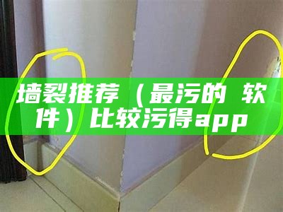 墙裂推荐（最污的軟软件）比较污得app