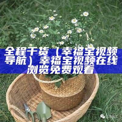 全程干货（幸福宝视频导航）幸福宝视频在线浏览免费观看（幸福宝视频导航没了嘛）