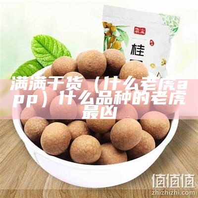 满满干货（什么老虎app）什么品种的老虎最凶（什么老虎最可怕）