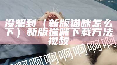 没想到（新版猫咪怎么下）新版猫咪下载方法视频（猫咪怎么下载正版）