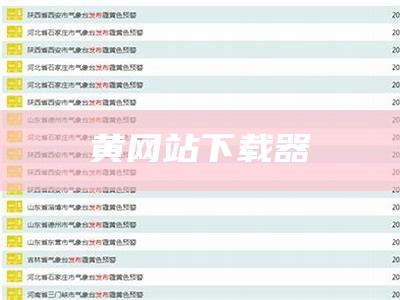 黄网站下载器