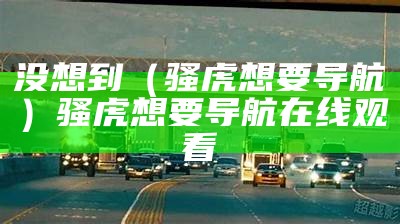 没想到（骚虎想要导航）骚虎想要导航在线观看