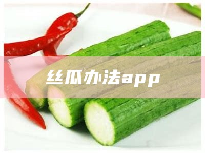 丝瓜办法app