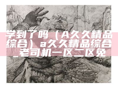 学到了吗（A久久精品综合）a久久精品综合_老司机一区二区免