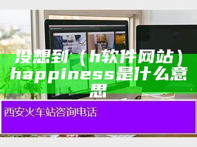 没想到（h软件网站）happiness是什么意思