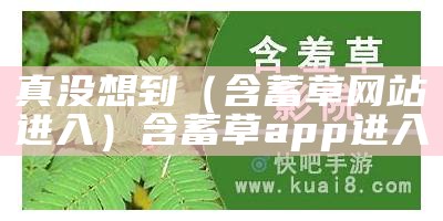 真没想到（含蓄草网站进入）含蓄草app进入