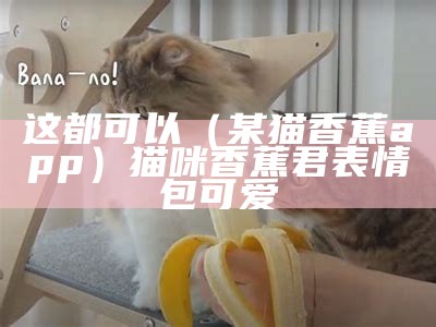 这都可以（某猫香蕉app）猫咪香蕉君表情包可爱（香蕉君小猫咪）