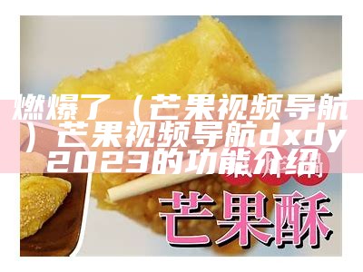 燃爆了（芒果视频导航）芒果视频导航dxdy2023的功能介绍（芒果导航8）