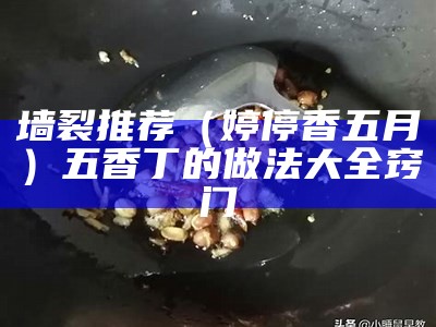 墙裂推荐（婷停香五月）五香丁的做法大全窍门（开炒丁五香月婷网站）