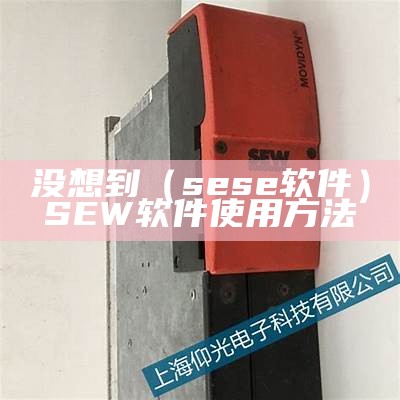 没想到（sese软件）SEW软件使用方法（sew软件安装教程）