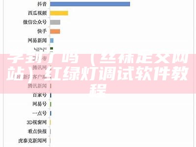 学到了吗（丝袜足交网站）红绿灯调试软件教程