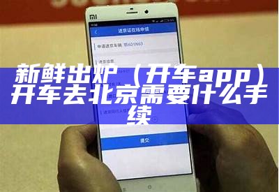 新鲜出炉（开车app）开车去北京需要什么手续（开车去北京需要什么手续吗）