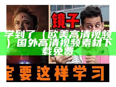 学到了（欧美高清视频）国外高清视频素材下载免费