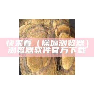 快来看（操逼浏览器）浏览器软件官方下载