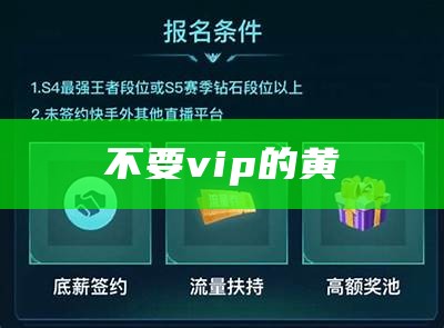 不要vip的黄