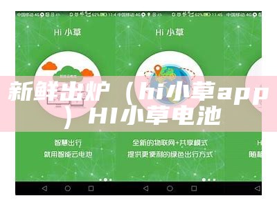 新鲜出炉（hi小草app）HI小草电池