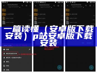 一篇读懂（安卓版下载安装）p站安卓版下载安装（p站app安装包）