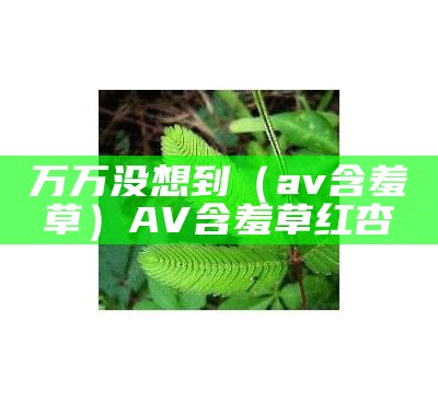 万万没想到（av含羞草）AV含羞草红杏