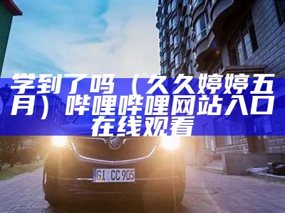 学到了吗（久久婷婷五月）哔哩哔哩网站入口在线观看