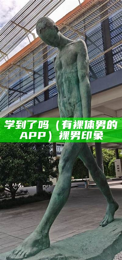 学到了吗（有裸体男的APP）裸男印象