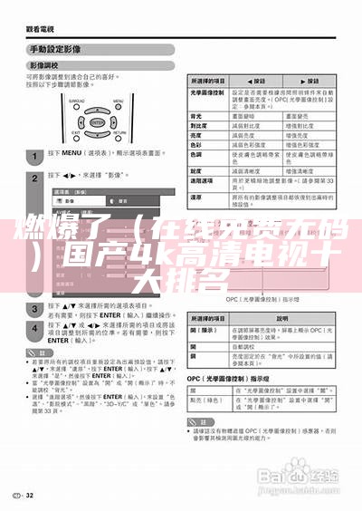 燃爆了（在线免费无码）国产4k高清电视十大排名