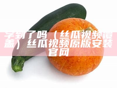 学到了吗（丝瓜视频覆盖）丝瓜视频原版安装官网