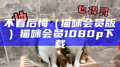 不看后悔（猫咪会员版）猫咪会员 1080p 下载