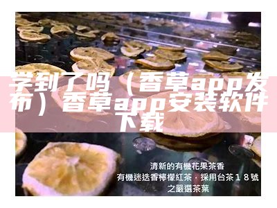 学到了吗（香草app发布）香草app安装软件下载（香草app真的假的）