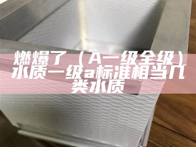 燃爆了（A一级全级）水质一级a标准相当几类水质