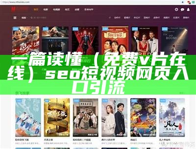 一篇读懂（免费v片在线）seo短视频网页入口引流