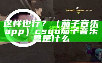 这样也行？（茄子音乐app）csgo茄子音乐盒是什么（csgo茄子唱的歌什么名字）