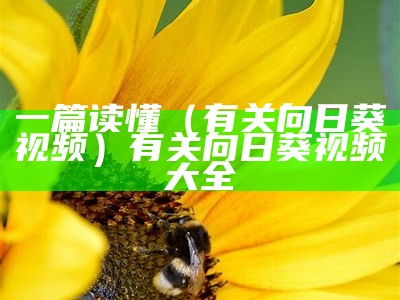 一篇读懂（有关向日葵视频）有关向日葵视频大全