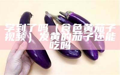 学到了吗（食色黄茄子视频）发黄的茄子还能吃吗