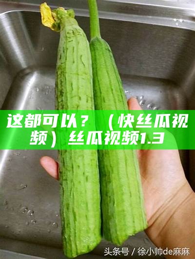 这都可以？（快丝瓜视频）丝瓜视频 1.3