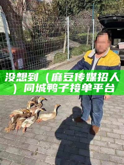 没想到（麻豆传媒招人）同城鸭子接单平台